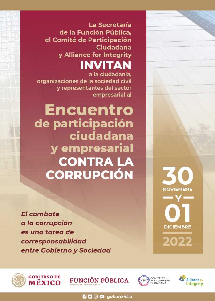 Encuentro de Participación Ciudadana y Empresarial contra la Corrupción